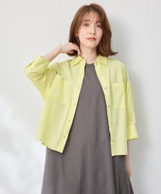 ANY コットンエアーウォッシュ5分袖シャツ