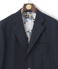 J.PRESS MEN 【AaronChang】【UNISEX】ウールポリエステル トロピカル ブレザー / バギーフィット