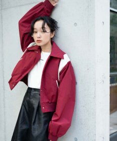 WEGO ナイロン切替ショートスタジャン