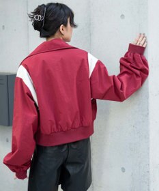 WEGO ナイロン切替ショートスタジャン