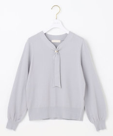 ANY SIS 【洗える】ボウタイ ニット