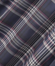 ANY SIS 【洗える】シアーチェック ワンピース