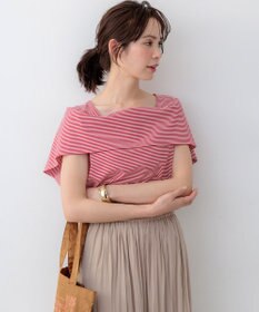 組曲 L 【先行予約】GIZAコットンオフショルダー カットソー