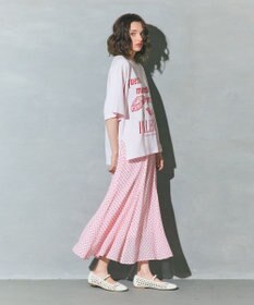 GRACE CONTINENTAL ドットジャガードスカート