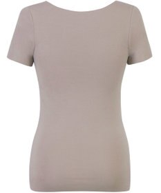 Wing あったかインナー 綿100％(肌側) アウターにひびきにくい ムレにくい 【綿の贅沢 ここちフラット】 3分袖 半袖 秋 冬 EL4372 ウイング／ワコール