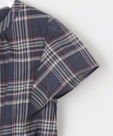 ANY SIS 【洗える】シアーチェック ワンピース