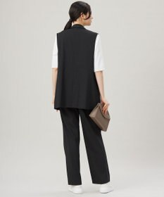 自由区 L 【セットアップ対応・洗える】LIPストレッチテーラード ジレ