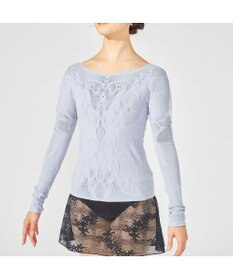 Chacott 【ノーソーイングニット】クリスタルバレリーナネックニット