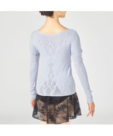 Chacott 【ノーソーイングニット】クリスタルバレリーナネックニット