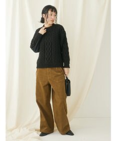 CRAFT STANDARD BOUTIQUE ケーブルニットドッキングスウェット