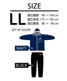 MOONBAT 【防水の頂点へ/上下セット】EDWIN (エドウィン) レインコート レインパンツ 上下セット