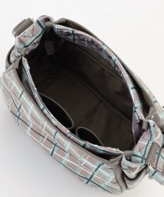 Y'SACCS ドローイングチェックショルダーバッグ