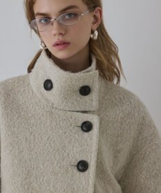 GRACE CONTINENTAL アルパカシャギージャケット