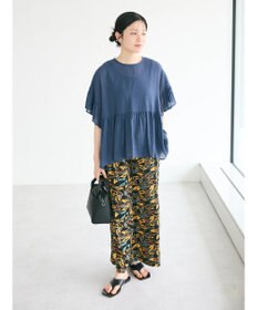 CRAFT STANDARD BOUTIQUE ウ゛ィンテージボイルティアード切替ブラウス