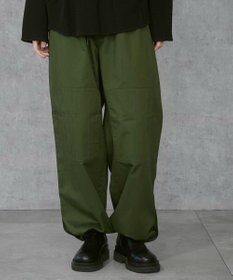 WEGO 【ウエストゴム/ユニセックス着用ITEM】サイドスリットコンバットパンツ