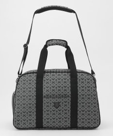 23区GOLF 【UNISEX】モノグラムボストンバッグ　シューズ収納付きの大容量　ショルダー持ちも可能