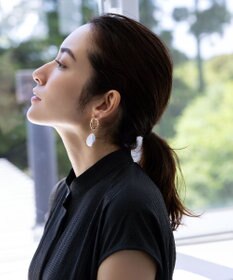 組曲 S 【WEB限定カラー・洗える】サッカーストレッチ ワンピース