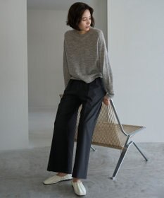 UNFILO ファインアルパカ クルーネック