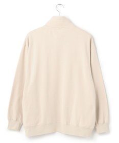 J.PRESS YORK STREET 【UNISEX】ロゴ刺繍ハーフジップ プルオーバー