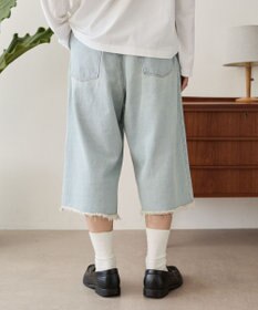 WEGO クロップドワイドデニムパンツ