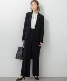 23区 L 【VERY3月号掲載/セットアップ対応】トリアセダブルジョーゼット フルレングス パンツ