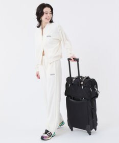 LeSportsac DELUXE MED WEEKENDER MH/ロゴジャガードブラックスナイデル