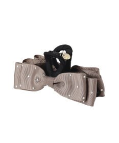 Maison de FLEUR ビジューグログランリボンバンスクリップ