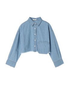 earth music&ecology クロップドポケットポイントシャツ