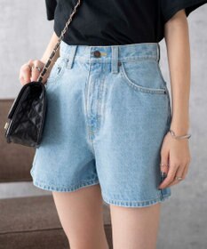 WEGO 台形デニムショートパンツ