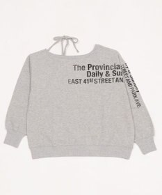 WEGO 裏起毛2WAYグラフィックワンショルBIGスウェット