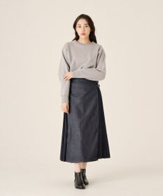 洗える/個性的/ブランド定番】DENIM QUILT SKデニムスカート / Ripo