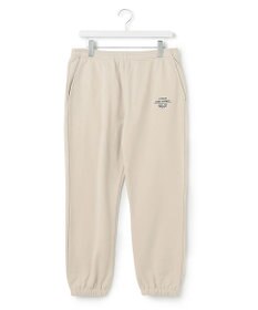 J.PRESS YORK STREET 【UNISEX】裏毛ロゴ刺繍スウェットパンツ