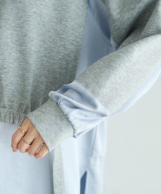 YECCA VECCA シャツレイヤードデザインプルオーバー