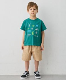 ANY KIDS 【洗濯機可能】昆虫プリント 半袖Tシャツ