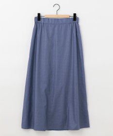 SHARE PARK LADIES 【洗える】リネンレーヨンコーティングウォッシュスカート