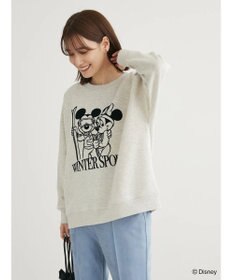 Green Parks Ｄｉｓｎｅｙ／裏起毛フロッキープリントスウェット