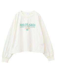 Green Parks 刺繍ロゴクロップドＴシャツ