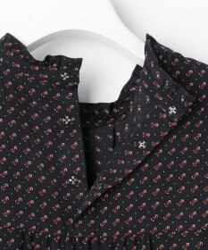 J.PRESS LADIES S スエード幾何プリント ブラウス