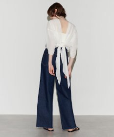 NAVE 【Nave 　洗える】マルチウェイシアーブラウス