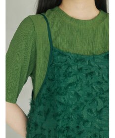 Green Parks armonia．フェザージャガードキャミワンピース