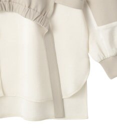 YECCA VECCA シャツレイヤードデザインプルオーバー