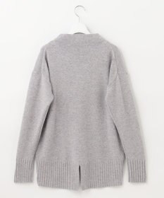 自由区 【洗える】ウールカシミヤブレンド オフネックプルオーバーニット