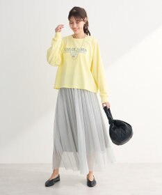 Green Parks 刺繍ロゴクロップドＴシャツ