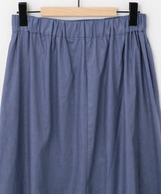 SHARE PARK LADIES 【洗える】リネンレーヨンコーティングウォッシュスカート