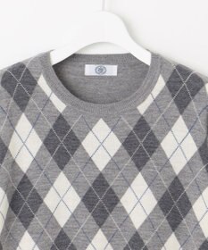 J.PRESS LADIES 【WEB限定カラーあり・洗える】アーガイルツイン ニット