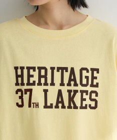 Green Parks カレッジロゴ刺繍５分袖チュニック