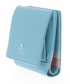LANVIN en Bleu リュクサンブールカラー 外ボックス二つ折り財布