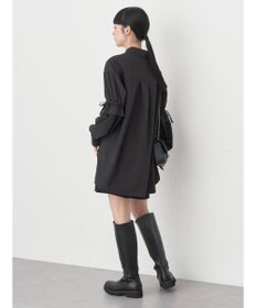 earth music&ecology ギャザースリーブシャツ