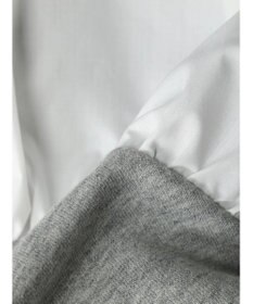 AMERICAN HOLIC ショルダーフリルミニ裏毛プルオーバー