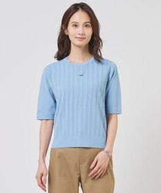 J.PRESS LADIES Rayon Elite Stretch クルーネック ニット
